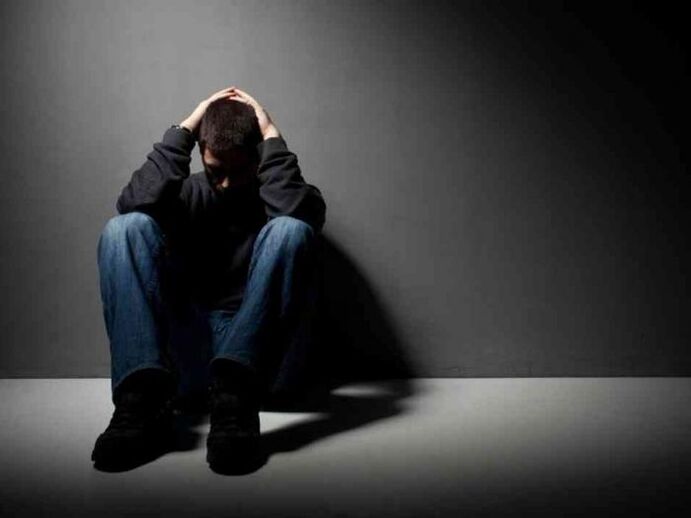depression in a man with alcohol refusal